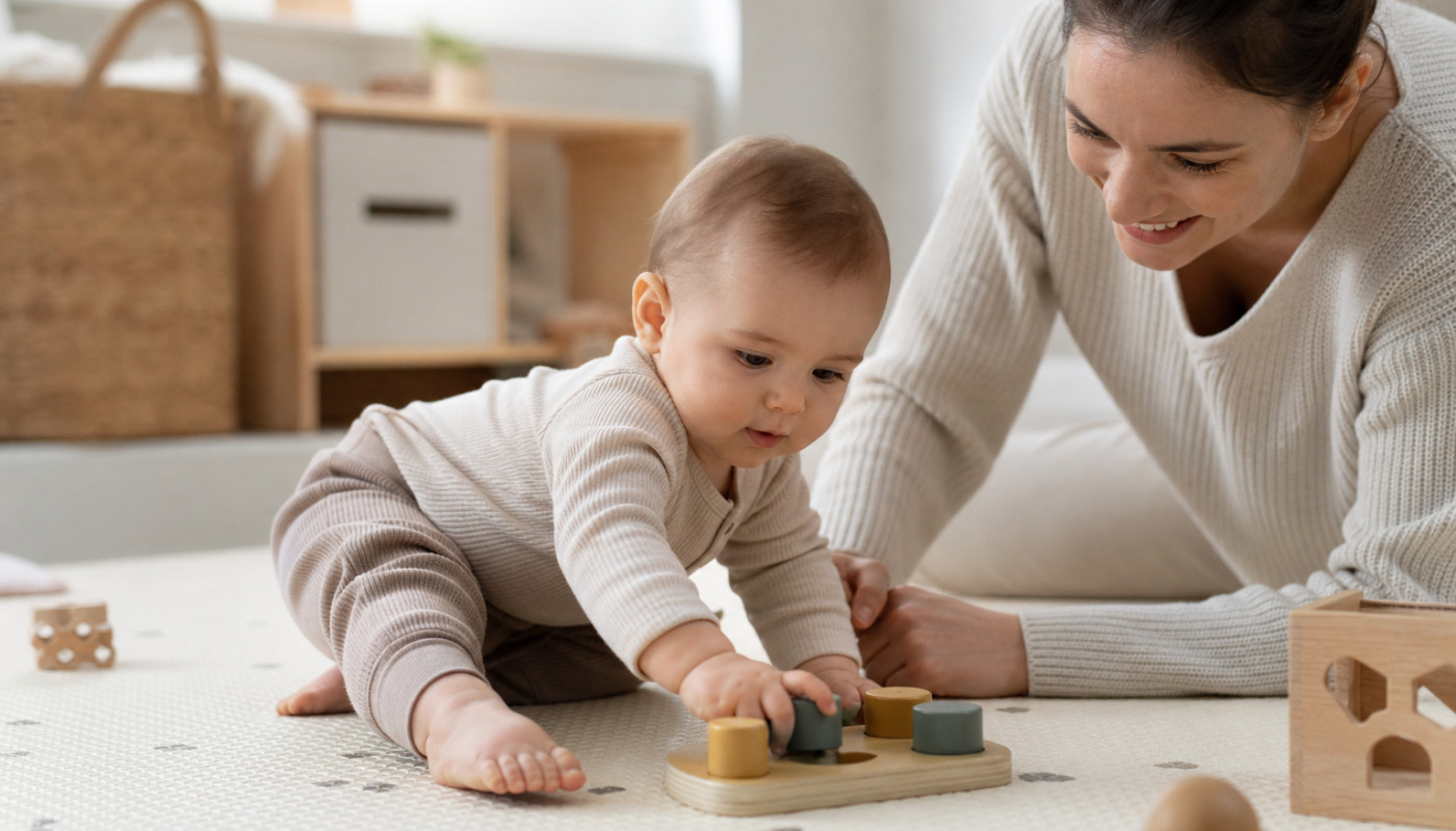 Activité pour bébé de huit mois